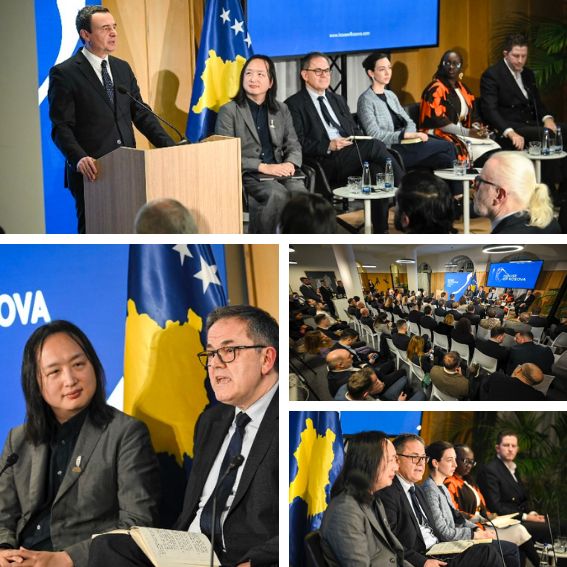 Gallery of photos “AI in a Democratic Society” panel, Davos, 22 January 2025