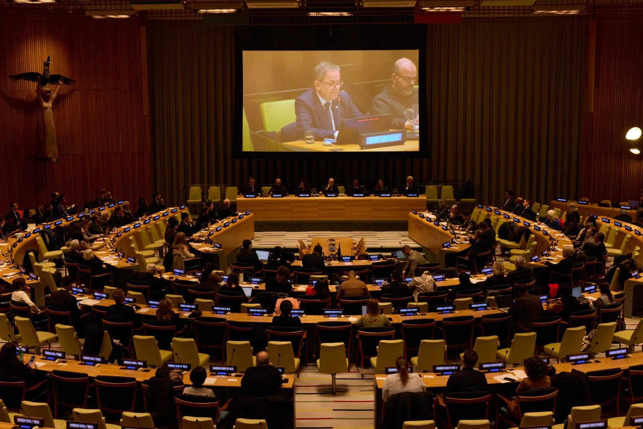 Prof John Tasioulas speaking at the UN, New York, Feb 2025