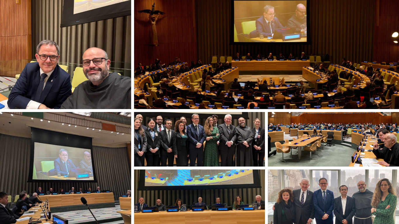 Gallery of photos with Prof John Tasioulas speaking at the UN in New York, Feb 2025